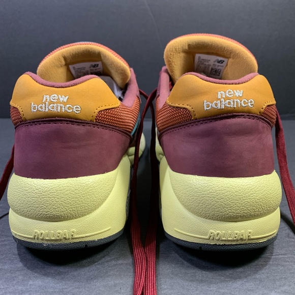 New Balance 580 Men’s Sneakers “ Washed Burgundy “ Shoe Size- 10 - Picture 6 of 11